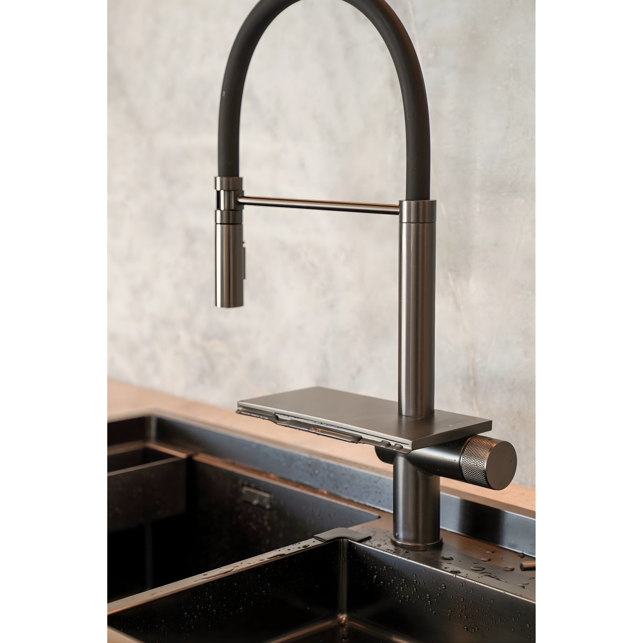 ALIA SMART UNDERMOUNT SINK MULTIFUNCTION GUNMETAL GREY 1050MM