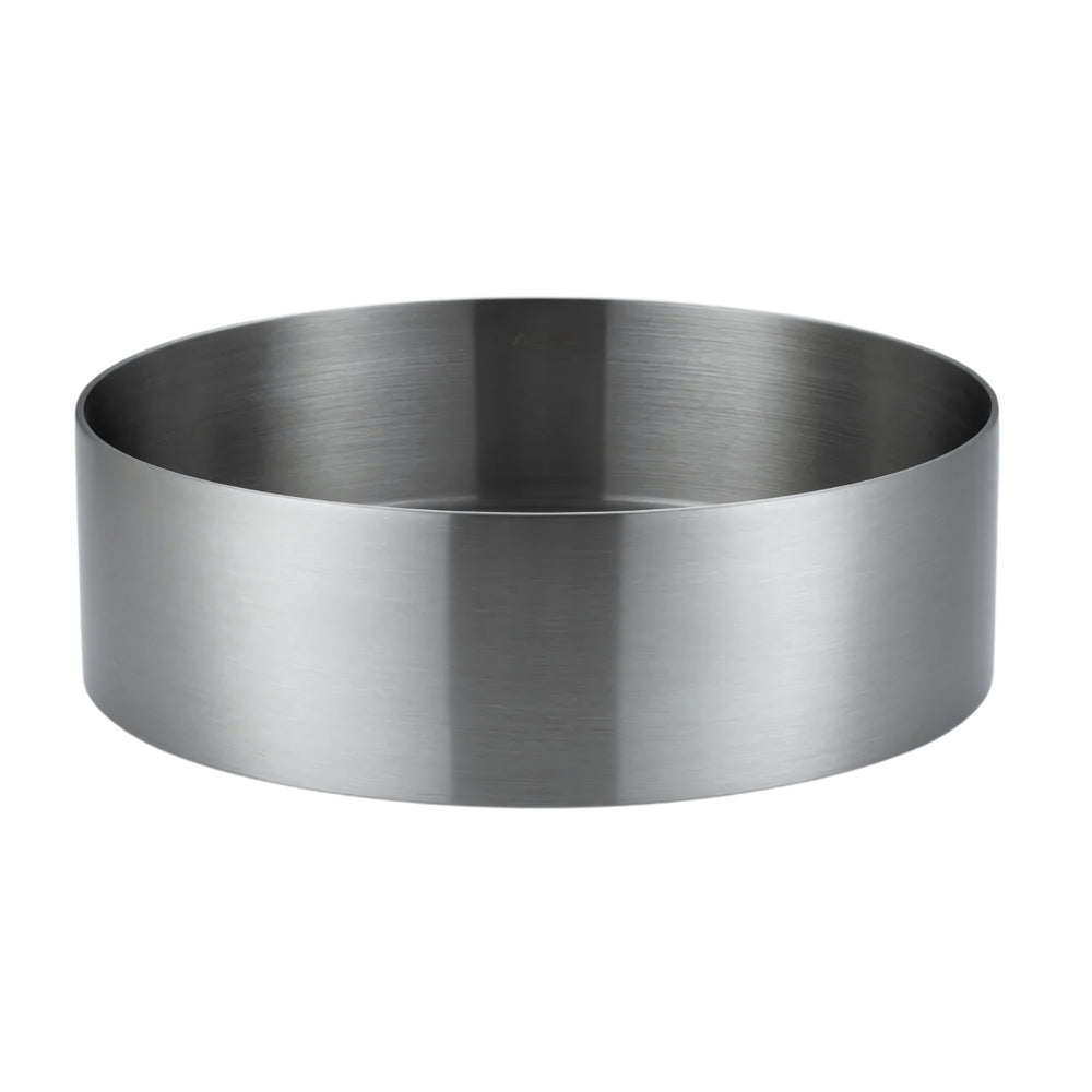 ALIA SS ABOVE COUNTER BASIN STAINLESS STEEL BRUSHED SILVER 400MM