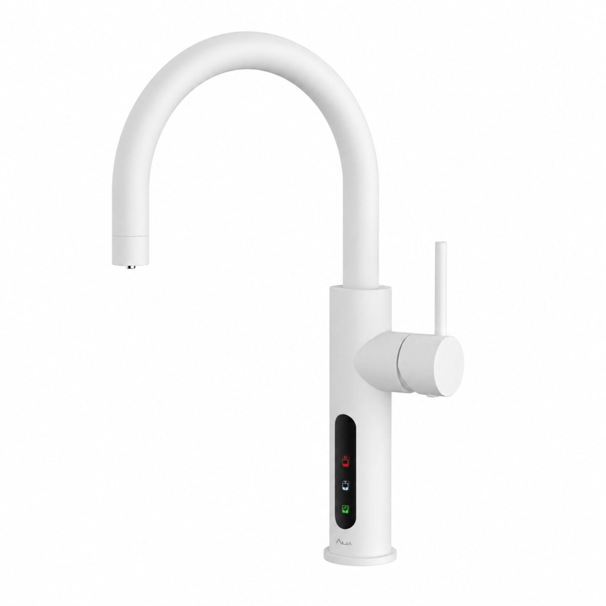 ALIA X51 INSTANT HOT, COLD AND SPARKLING FILTERED WATER TAP MATTE WHITE