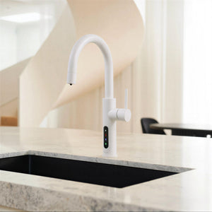ALIA X51 INSTANT HOT, COLD AND SPARKLING FILTERED WATER TAP MATTE WHITE