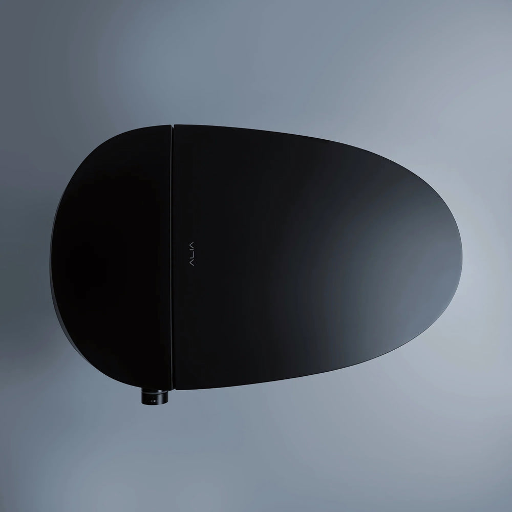ALIA SMART INTEGRATED TOILET WITH REMOTE CONTROLLED BIDET ELONGATED MATTE BLACK