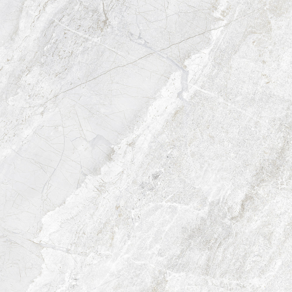 EVERSTONE AGATHOS WHITE MATTE 600X600MM SQUARE TILE (PER BOX)