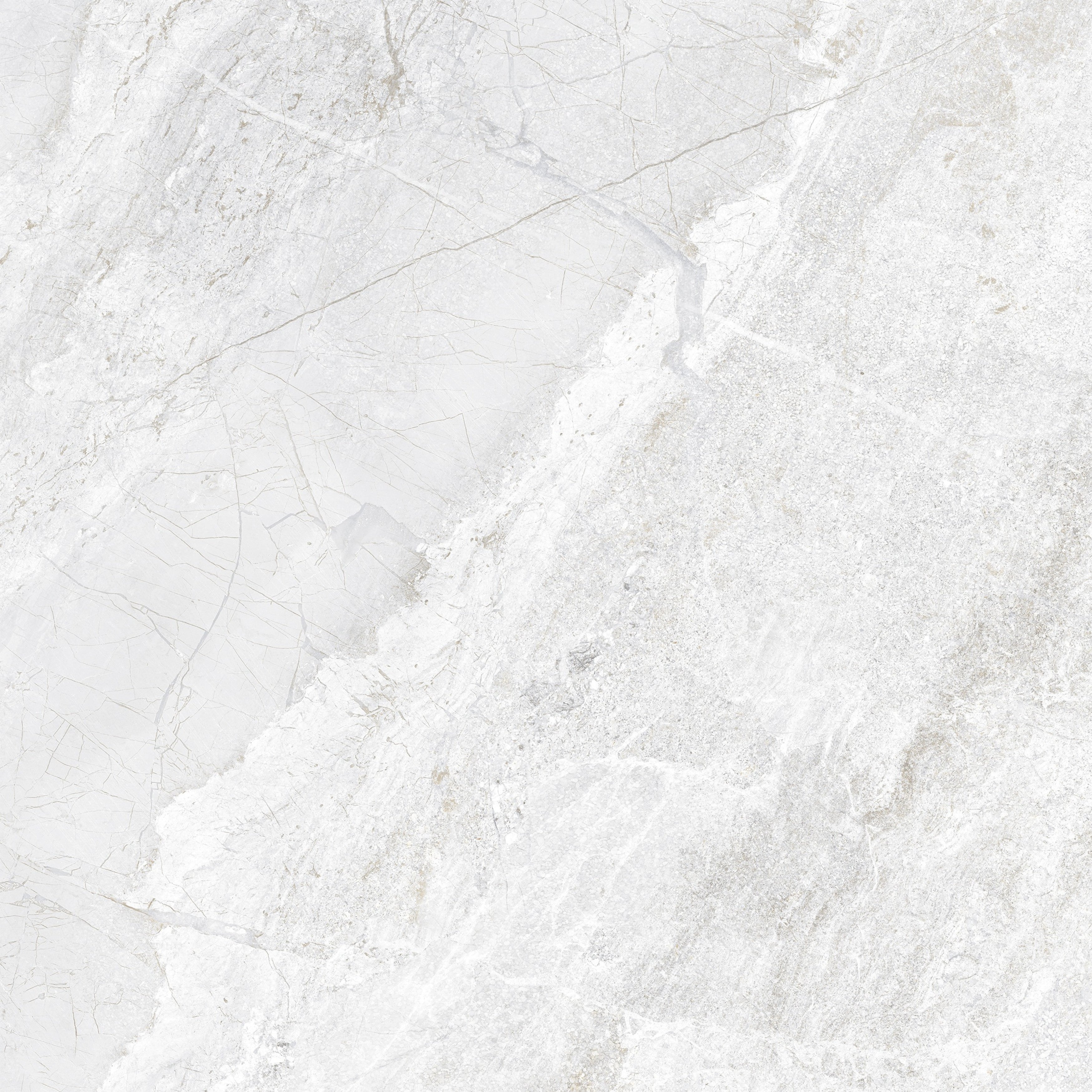 EVERSTONE AGATHOS WHITE MATTE 600X600MM SQUARE TILE (PER BOX)