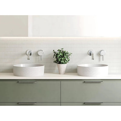 TIMBERLINE ALLURE ARROW ABOVE COUNTER BASIN MATTE WHITE 360MM