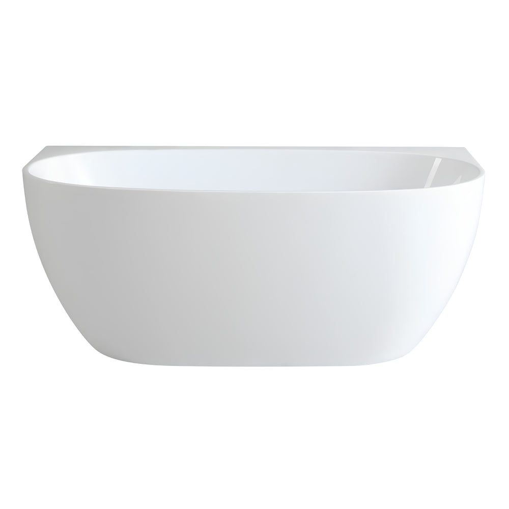 VITO ATLANTIC BACK-TO-WALL BATHTUB GLOSS WHITE (AVAILABLE IN 1500MM AND 1700MM)