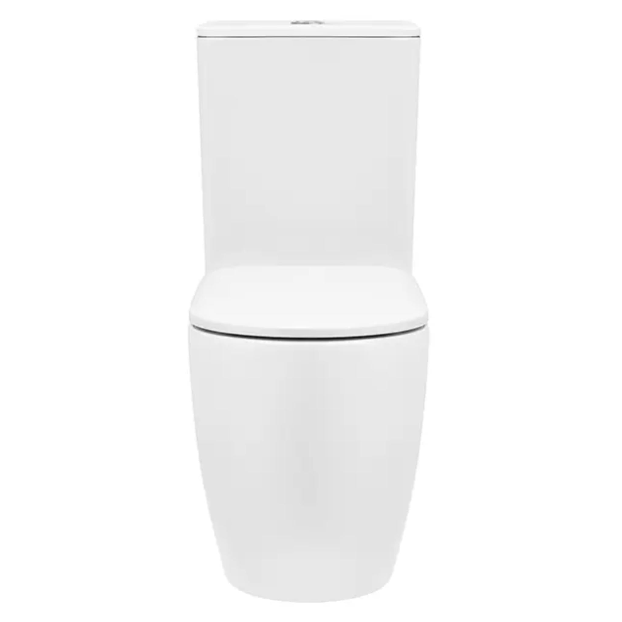 DECINA ALEGRA EZI HEIGHT UNIVERSAL RIMLESS BACK-TO-WALL TOILET SUITE GLOSS WHITE
