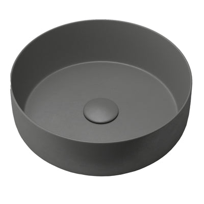 TIMBERLINE ALLURE ABOVE COUNTER BASIN ANTHRACITE 360MM