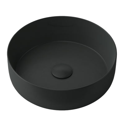 TIMBERLINE ALLURE ABOVE COUNTER BASIN MATTE BLACK 360MM