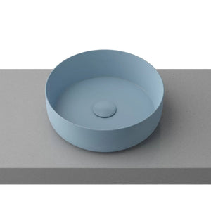 TIMBERLINE ALLURE ABOVE COUNTER BASIN MATTE BLUE 360MM