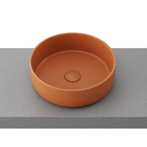 TIMBERLINE ALLURE ABOVE COUNTER BASIN MATTE TERRACOTTA 360MM