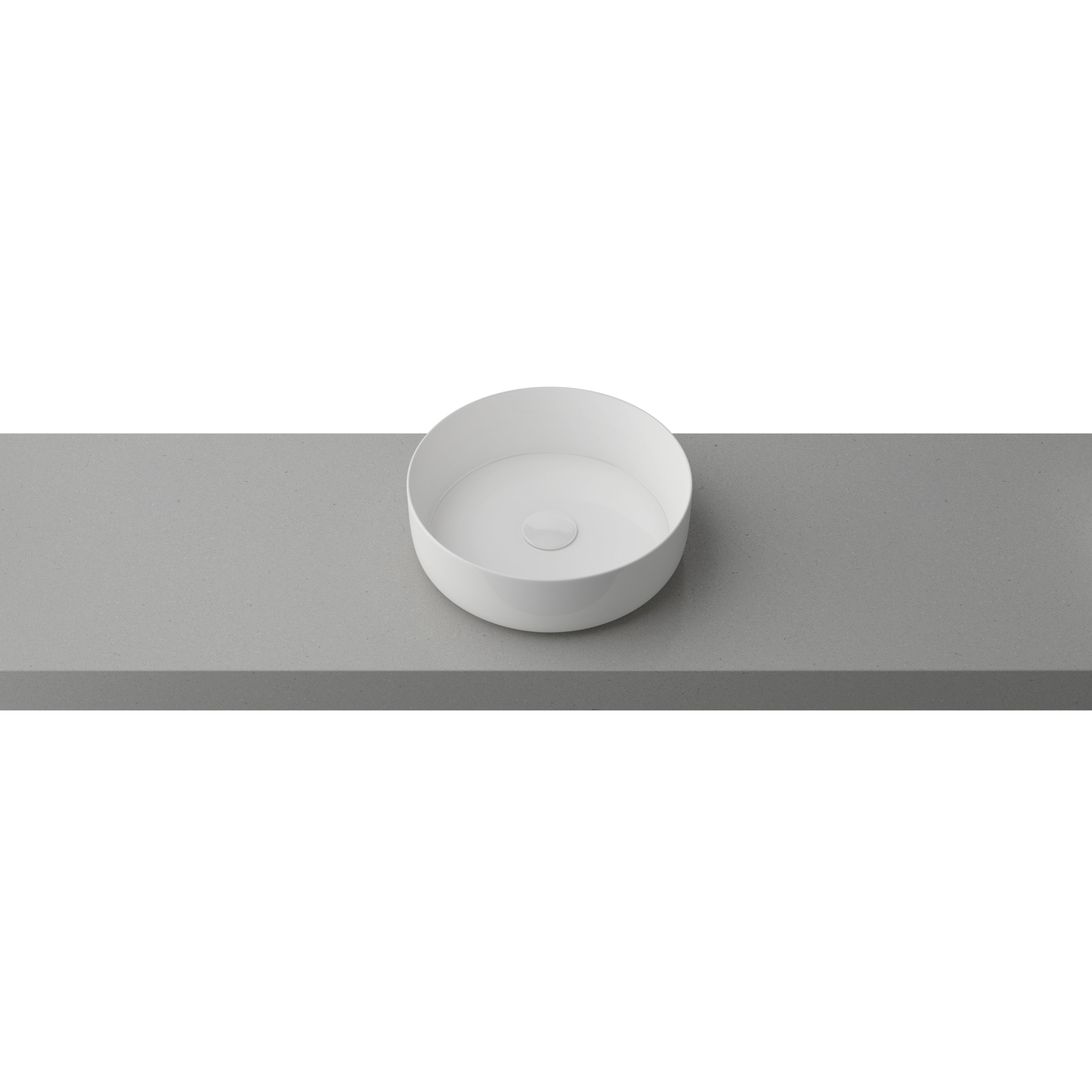 TIMBERLINE ALLURE ABOVE COUNTER BASIN GLOSS WHITE 360MM