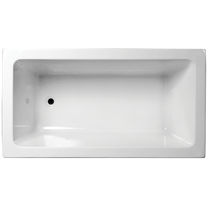 BROADWAY ALPHA BUILT-IN BATHTUB WHITE (AVAILABLE IN 1490MM, 1700MM AND 1795MM)