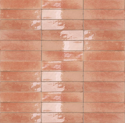 DUNE CERAMICA AGADIR AMARANTO ULTRA GLOSS 70X280MM RECTANGULAR TILE (PER BOX)