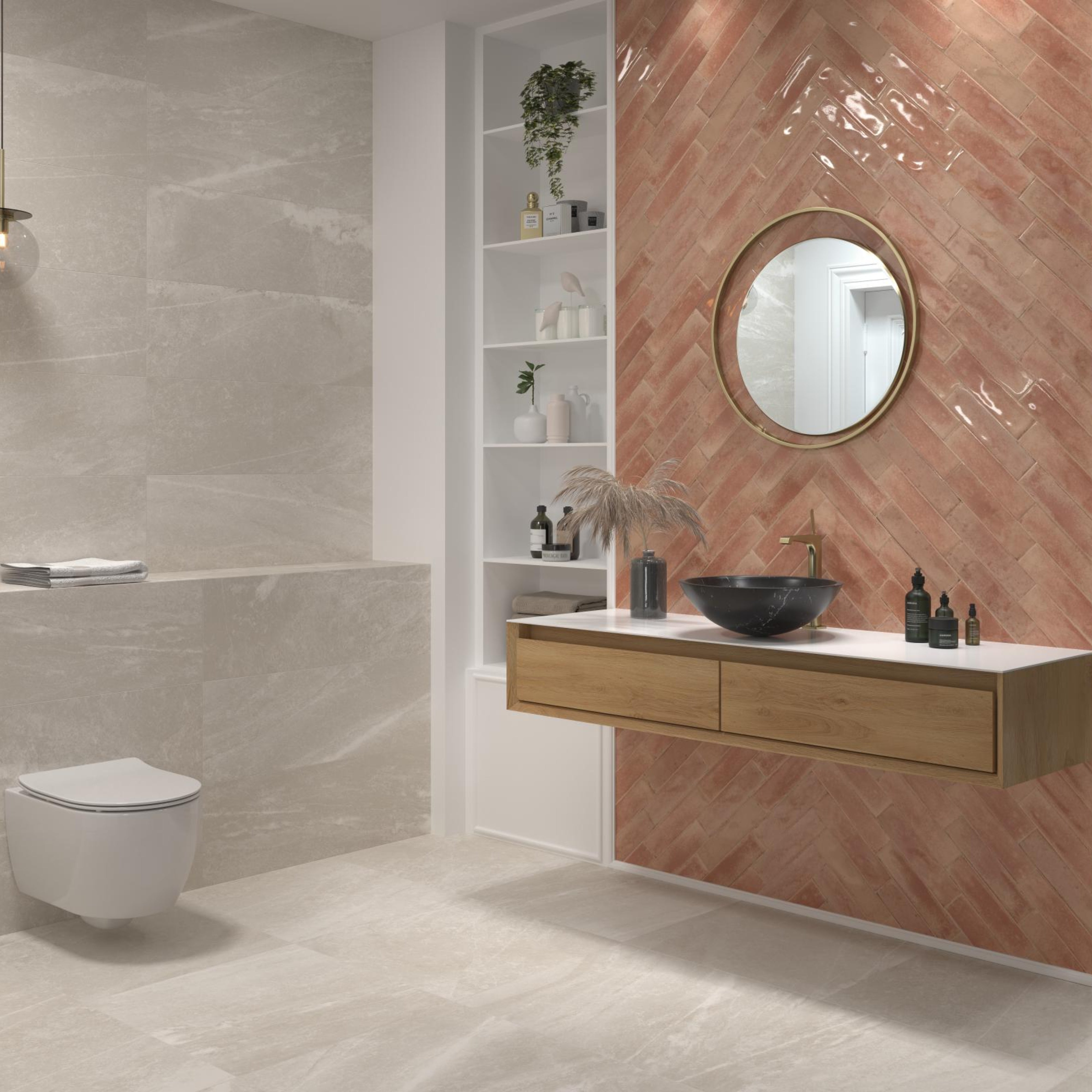 ELITE AGADIR AMARANTO ULTRA GLOSS 70X280MM RECTANGULAR TILE (PER BOX)