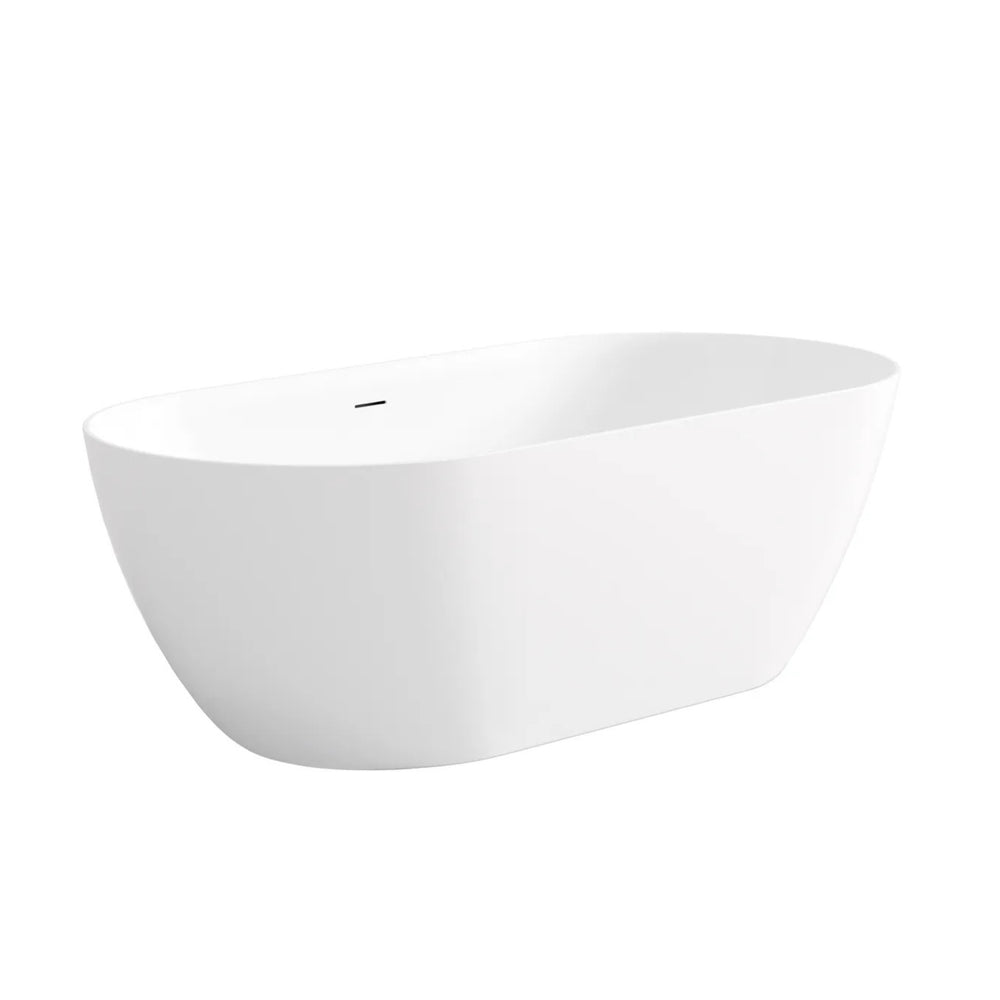ATTICA MANOLO FREESTANDING BATHTUB WITH OVERFLOW MATTE WHITE (AVAILABLE IN 1500MM AND 1700MM)
