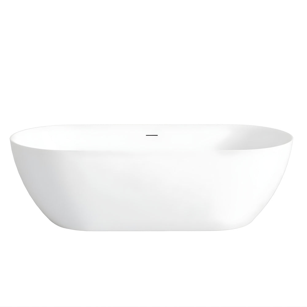 ATTICA MANOLO FREESTANDING BATHTUB WITH OVERFLOW GLOSS WHITE (AVAILABLE IN MULTIPLE SIZES)