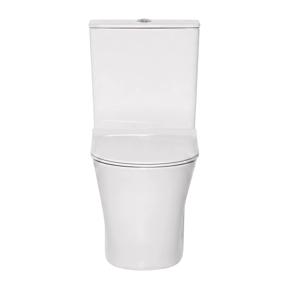 AMERICAN STANDARD HERON HYGIENE RIM CLOSE COUPLED BACK-TO-WALL TOILET SUITE BACK INLET WHITE
