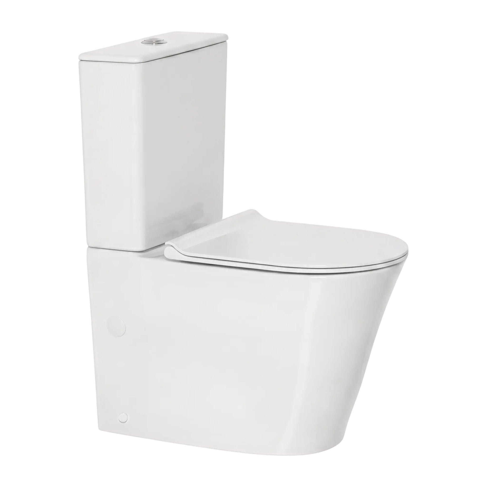 AMERICAN STANDARD HERON HYGIENE RIM CLOSE COUPLED BACK-TO-WALL TOILET SUITE BACK INLET WHITE