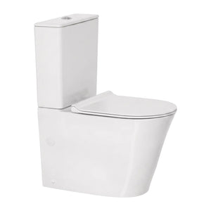 AMERICAN STANDARD HERON HYGIENE RIM CLOSE COUPLED BACK-TO-WALL TOILET SUITE BACK INLET WHITE