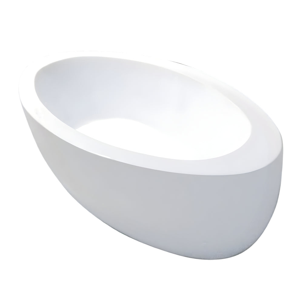 BROADWAY APLAUSO FREESTANDING BATHTUB GLOSS WHITE (AVAILABLE IN 1800MM AND 1930MM)