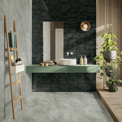 MUSES AQUA JADE POLISHED 60X240MM SUBWAY TILE (PER BOX)