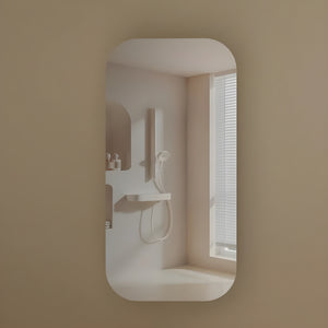 AQUAPERLA CARYSIL EARLS WALNUT SQUIRCLE SHAVING CABINET 450X900MM