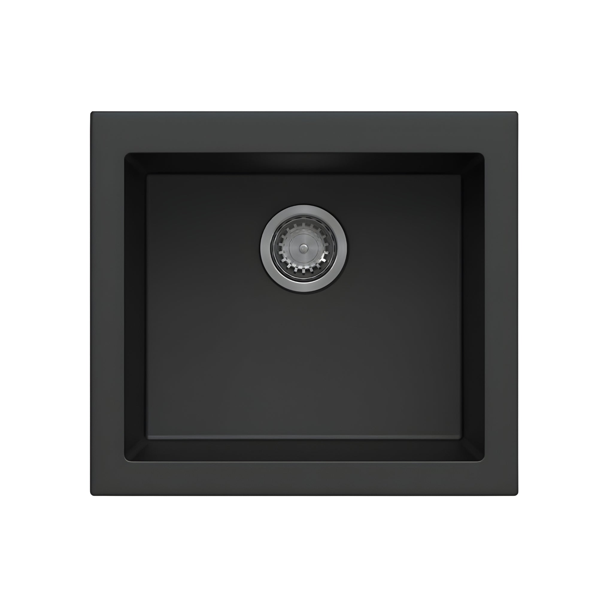 AQUAPERLA CARYSIL MAPLES GRANITE SINGLE BOWL KITCHEN SINK BLACK 540MM