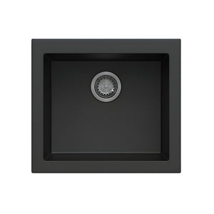 CARYSIL  MAPLES GRANITE SINGLE BOWL KITCHEN SINK BLACK 540MM