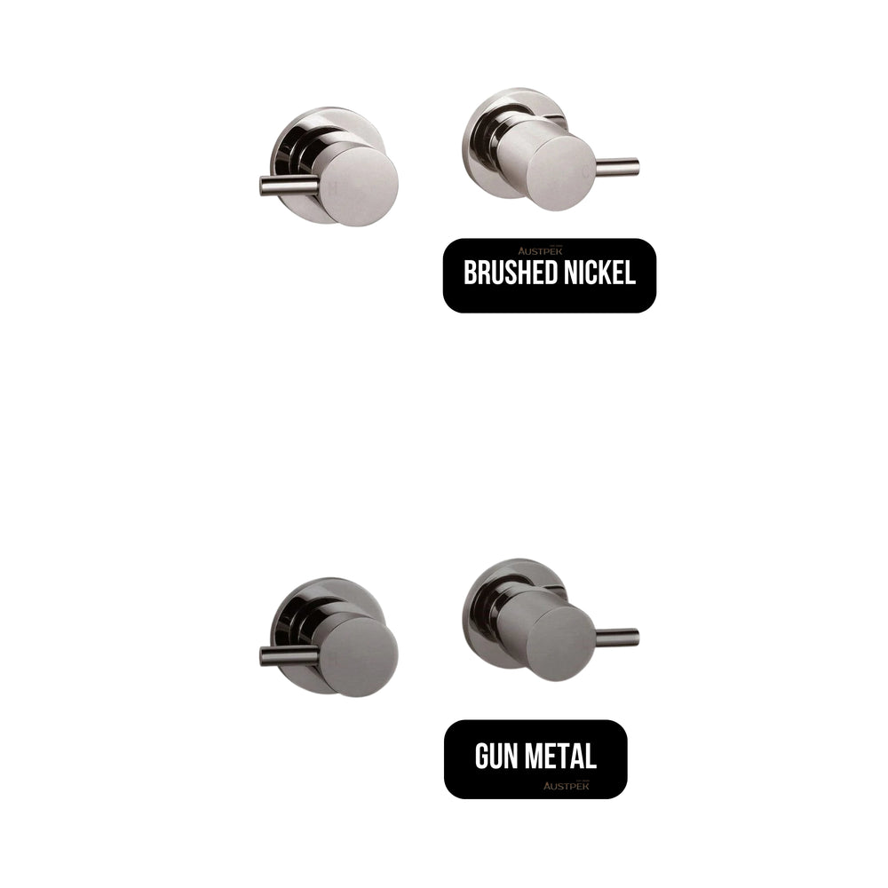 AQUAPERLA WALL TAP BRUSHED NICKEL
