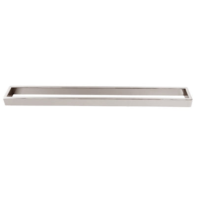 AQUAPERLA CAVALLO SQUARE SINGLE TOWEL RAIL BRUSHED NICKEL  (AVAILABLE IN 600MM AND 800MM)