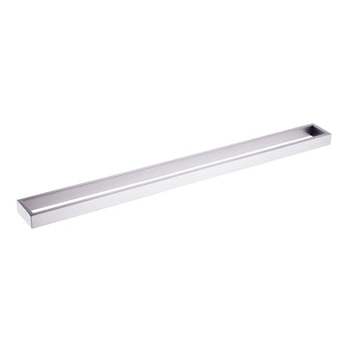 AQUAPERLA CAVALLO SQUARE SINGLE TOWEL RAIL BRUSHED NICKEL  (AVAILABLE IN 600MM AND 800MM)