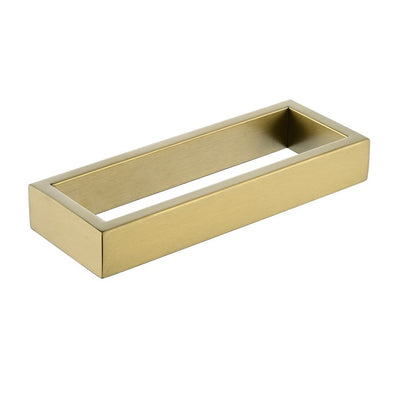 AQUAPERLA CAVALLO SQUARE HAND TOWEL RAIL 200MM BRUSHED YELLOW GOLD
