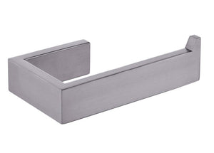 AQUAPERLA CAVALLO SQUARE TOILET ROLL HOLDER GUN METAL GREY