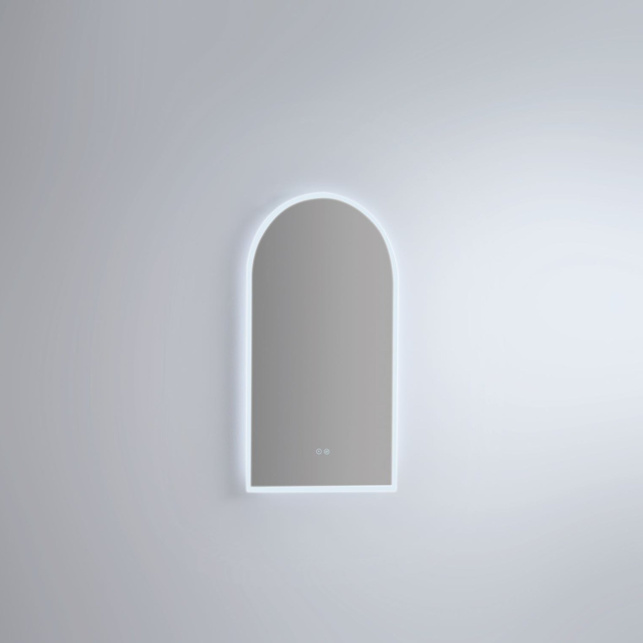 REMER ARCH FRAMELESS LED MIRROR W/ DEMISTER 500X900MM