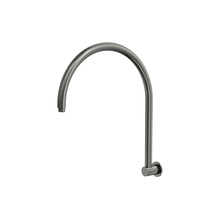 LINSOL ARCHIE UPSWEPT SHOWER ARM 435MM GUNMETAL