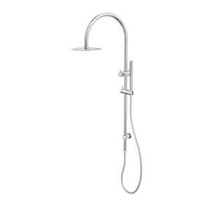 LINSOL ARCHIE SHOWER COMBINATION 200MM ROUND HEAD BRUSHED NICKEL