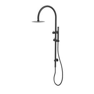 LINSOL ARCHIE SHOWER COMBINATION 200MM ROUND HEAD MATTE BLACK
