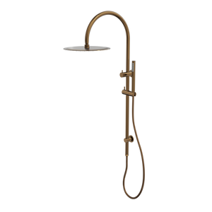 LINSOL ARCHIE SHOWER COMBINATION 300MM ROUND HEAD AGED BRONZE