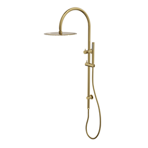 LINSOL ARCHIE SHOWER COMBINATION 300MM ROUND HEAD BRUSHED BRASS