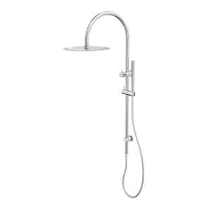 LINSOL ARCHIE SHOWER COMBINATION 300MM ROUND HEAD BRUSHED NICKEL