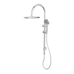LINSOL ARCHIE SHOWER COMBINATION WITH MULTIFUNCTION HANDPIECE AND 300MM ROUND HEAD CHROME