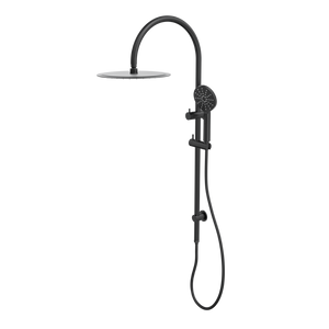 LINSOL ARCHIE SHOWER COMBINATION WITH MULTIFUNCTION HANDPIECE AND 300MM ROUND HEAD MATTE BLACK