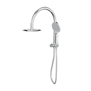 LINSOL ARCHIE SHORT SHOWER COMBINATION AND MULTIFUNCTION HANDPIECE WITH 200MM ROUND HEAD CHROME