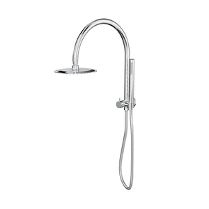 LINSOL ARCHIE SHORT SHOWER COMBINATION WITH SLIM HANDPIECE WITH 200MM ROUND HEAD CHROME