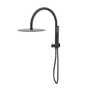 LINSOL ARCHIE SHORT SHOWER COMBINATION WITH SLIM HANDPIECE AND 300MM ROUND HEAD MATTE BLACK