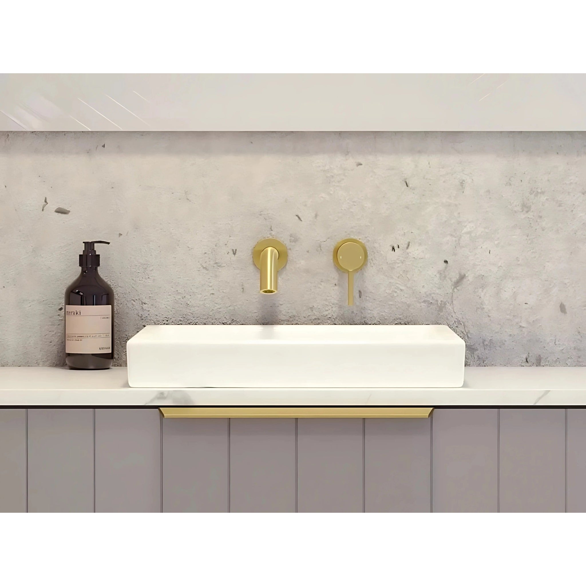 TIMBERLINE ARCADE INSET BASIN GLOSS WHITE 400MM