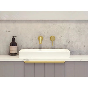 TIMBERLINE ARCADE INSET BASIN GLOSS WHITE 400MM