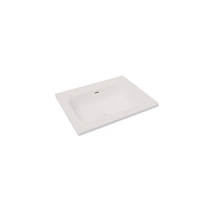 RIVA ARIA UNDERMOUNT SINGLE VANITY SOLID SURFACE TOP MATTE WHITE (AVAILABLE IN MULTIPLE SIZES)