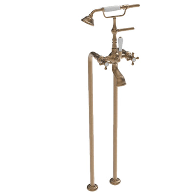 ARMANDO VICARIO PROVINCIAL FLOOR MOUNTED BATH FILLER BRONZE