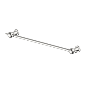 ARMANDO VICARIO PROVINCIAL NON-HEATED SINGLE TOWEL RAIL BRUSHED NICKEL 600MM